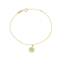 Bracelet Facco Woman in Yellow Gold Zircone 766842 - 766842
